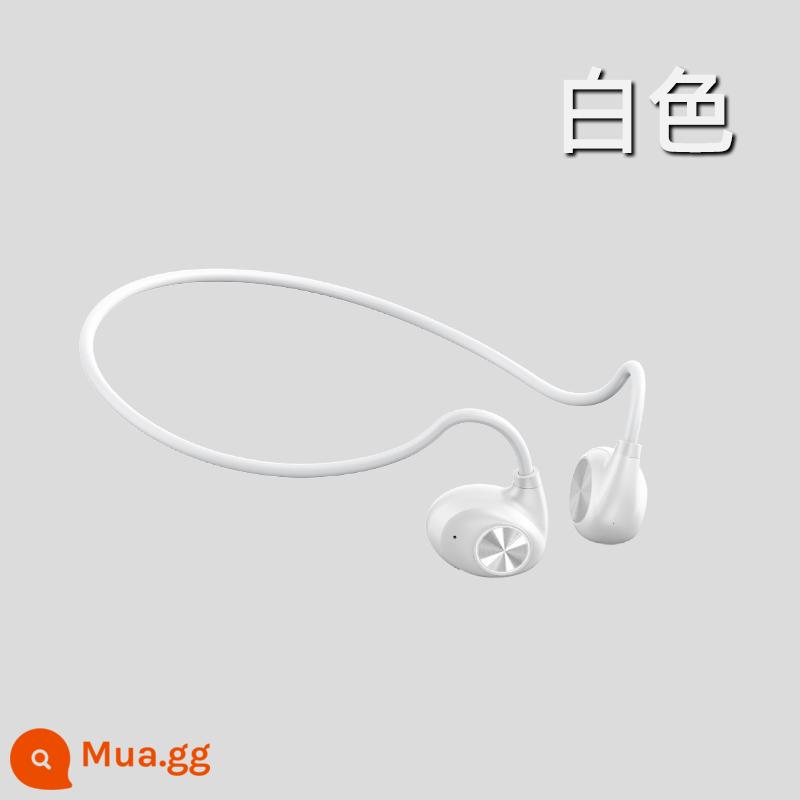 [Được đề xuất bởi Xiao Yang] Tai nghe Bluetooth không dây thực sự dẫn truyền qua xương 2022 kiểu mới đeo lâu, không đau và thời lượng pin dài - Phiên bản hoạt động-Trắng [Bluetooth 5.0]