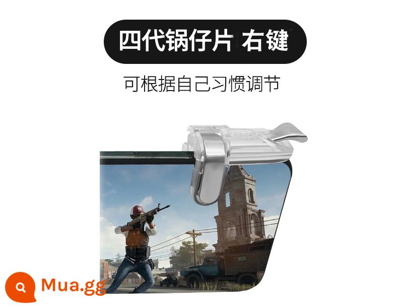 Ăn đồ tạo tác gà Hòa bình Gun elite Game Game Xử lý hai cách nhanh nút douayin Apple Android Universal - Hợp kim IV nhấp chuột phải