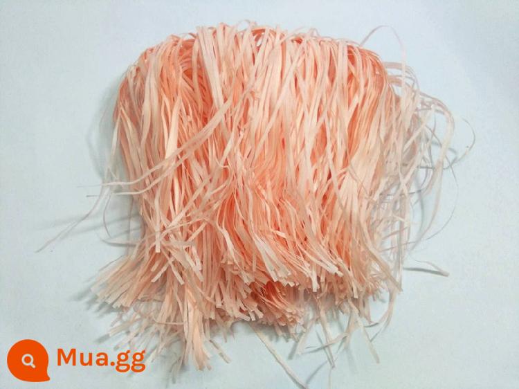 miễn phí vận chuyển raffia đám cưới hộp kẹo phụ hộp quà tặng giấy vụn bao bì phụ kiện - xám hồng nhạt