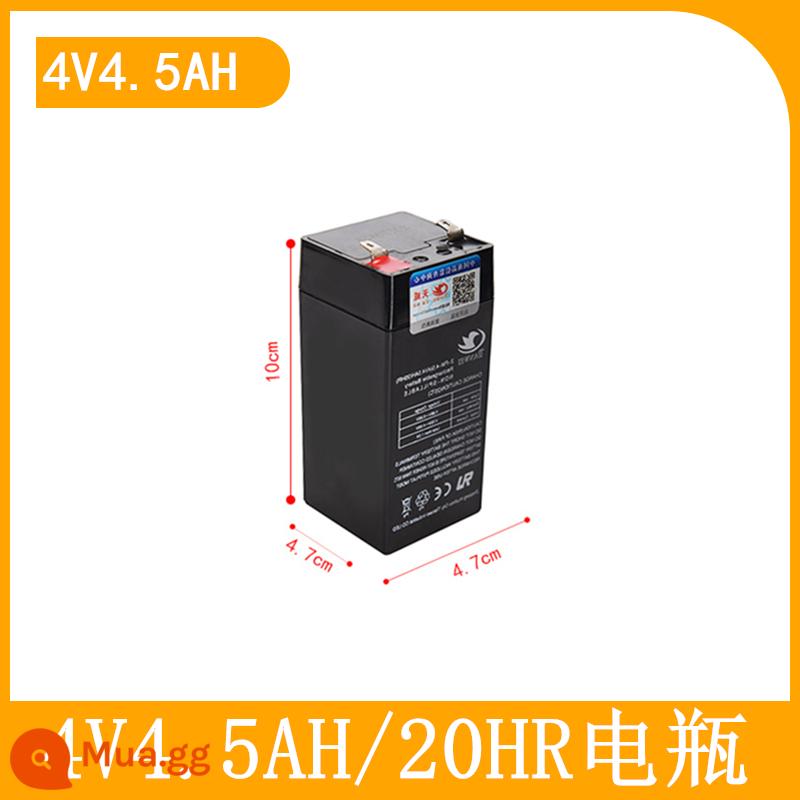 6V4AH4.5AHV7ah 6V12V điện đồ chơi trẻ em ô tô xe máy xe đẩy pin sạc pin - 4V4.5AH [pin cân điện tử]