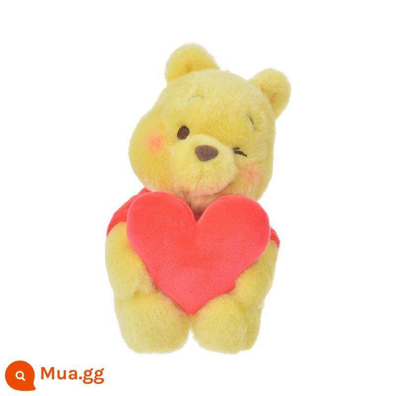 Disney Chính Thức Người Bạn Dễ Thương Ôm Series Winnie the Pooh Stitch Sang Trọng Búp Bê Mặt Dây Chuyền Quà Tặng Năm Mới - Mặt dây chuyền sang trọng Winnie the Pooh