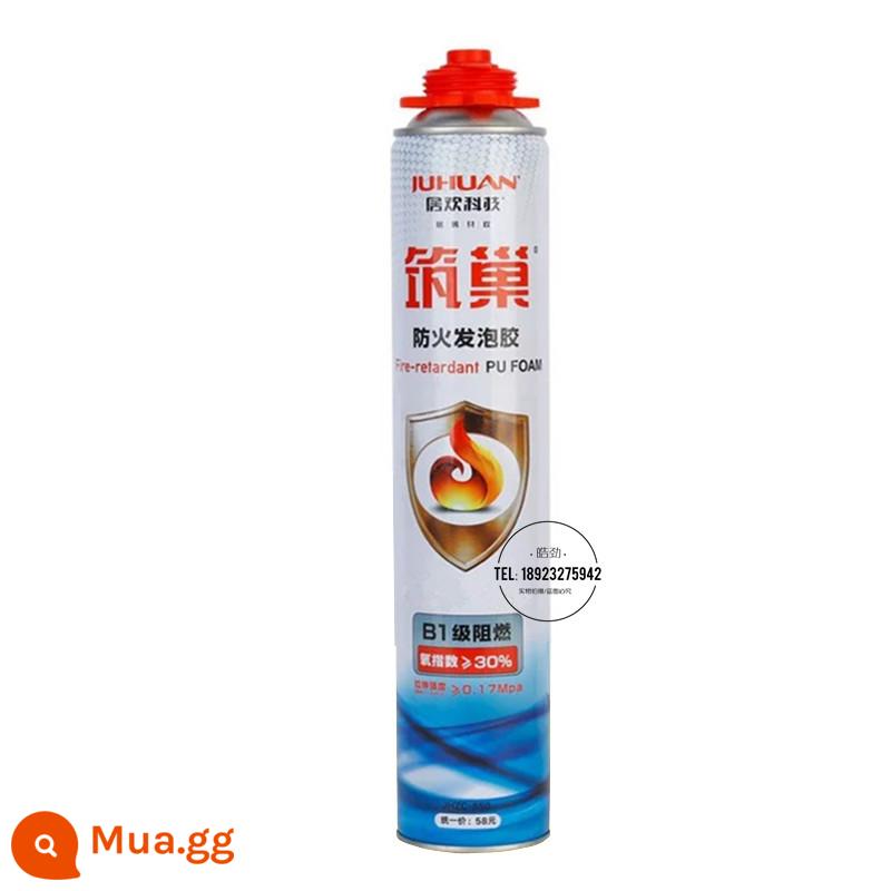 Chất chống cháy cách nhiệt keo bọt làm tổ Juhuan 920 keo bọt polyurethane thu thập năng lượng keo xịt tóc chất làm sạch súng bắn keo - Chất tạo bọt chống cháy Nesting (tổng giá 15 chai) (750ml, dạng tuýp)