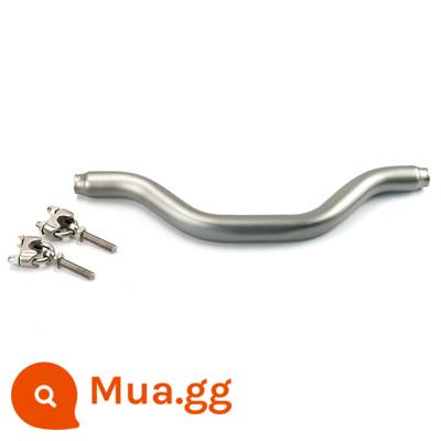 UY125 con kê tay UU AFR125 đầu máy sửa đổi thanh phía trước giá đỡ điện thoại ô tô điện thanh cân bằng - Cạnh dưới màu titan không chặn nhạc cụ