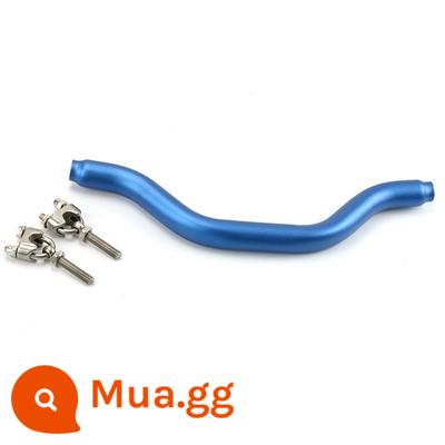 UY125 con kê tay UU AFR125 đầu máy sửa đổi thanh phía trước giá đỡ điện thoại ô tô điện thanh cân bằng - Cạnh dưới màu xanh không chặn nhạc cụ