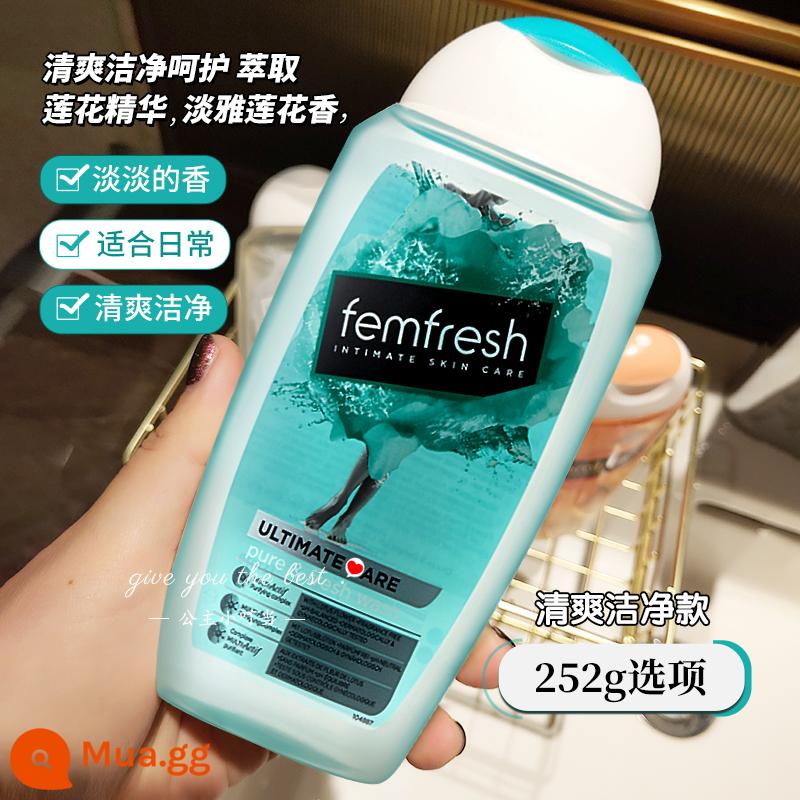 Dung dịch chăm sóc Femfresh Fangxin của Anh Dung dịch vệ sinh vùng kín Fangxin lotion kháng khuẩn trị ngứa cho nữ - 252g