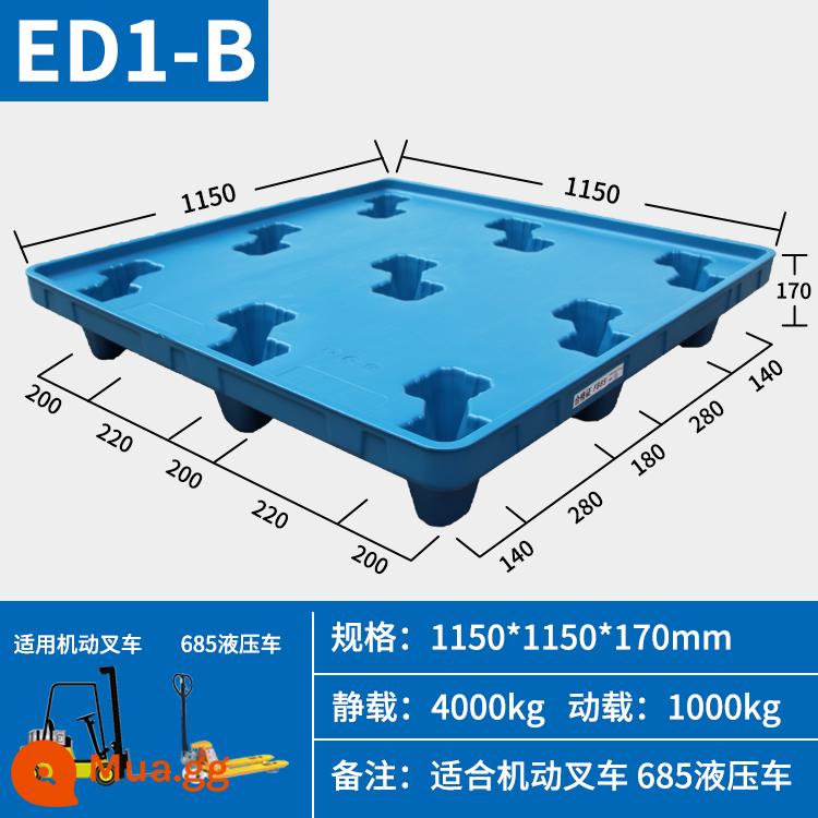 Hóa chất thải nguy hại khay chống rò rỉ bảng thẻ chống rò rỉ đa chức năng thùng dầu chất thải lỏng bệ chống rò rỉ bệ chống rò rỉ - Khay chống rò rỉ dày 115*115*17cm