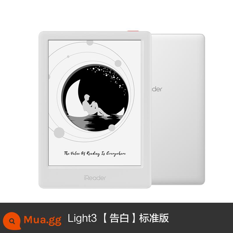 [Ra mắt sản phẩm mới] Đầu đọc màn hình mực điện tử iReader Light3 series 32G Đầu đọc giấy điện tử bảo vệ mắt 6 inch Đầu đọc giấy điện tử màn hình mực sách điện tử tiểu thuyết truyện tranh - Phiên bản tiêu chuẩn của Light3 Confession