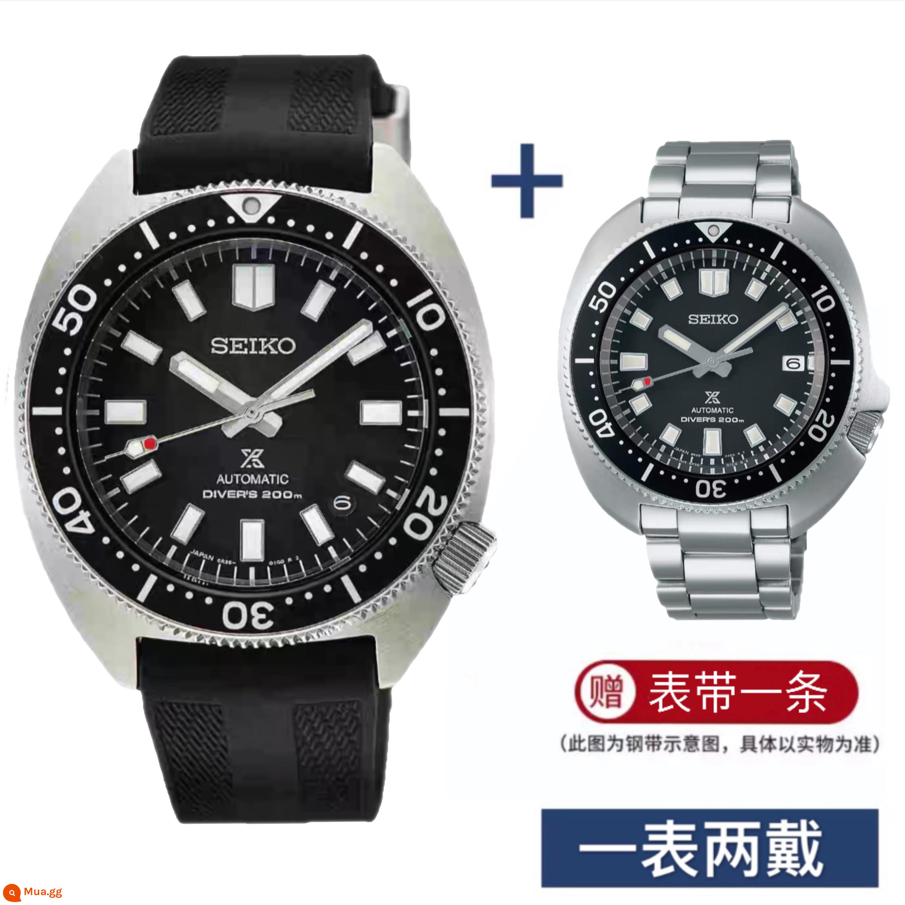 Hàng mới seiko Đồng hồ nam cơ tự động nhập khẩu Nhật Bản Seiko 5 đồng hồ thể thao nam SRP599J1 - Đế keo đen SRPC37J1 + băng dính miễn phí