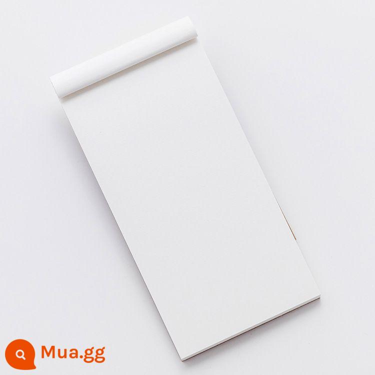 Nhật Bản đơn giản màu da bò cổ điển máy tính xách tay nhỏ xách tay máy tính xách tay notepad sinh viên giấy dán ghi chú thời gian kế hoạch - [Trống] 10 bản