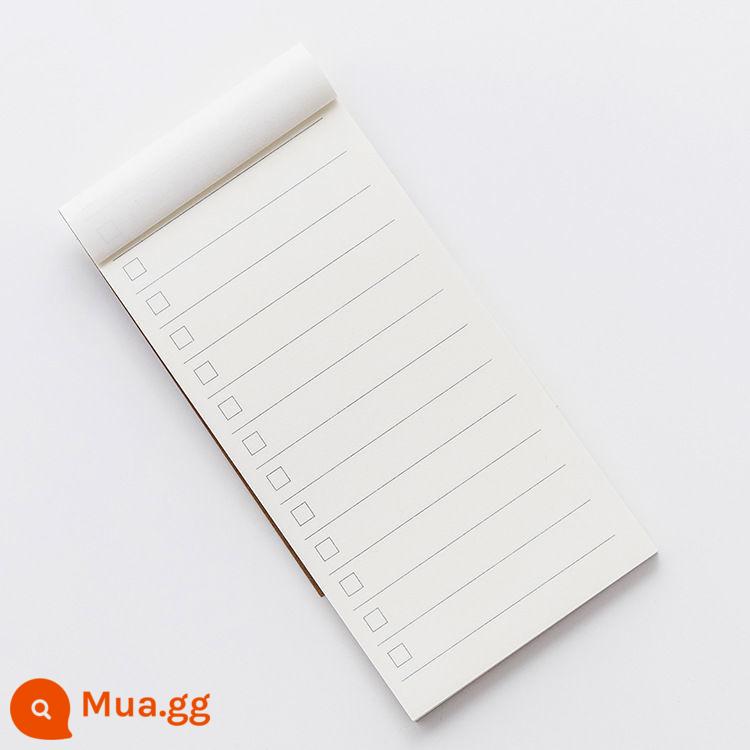 Nhật Bản đơn giản màu da bò cổ điển máy tính xách tay nhỏ xách tay máy tính xách tay notepad sinh viên giấy dán ghi chú thời gian kế hoạch - [Điều khoản] 5 bài