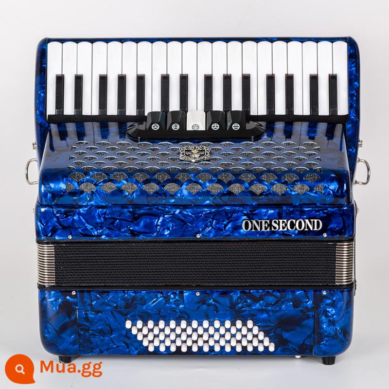 Một thứ hai thương hiệu đàn accordion nhạc cụ người lớn trẻ em mới bắt đầu 120/96/60/48 bass chơi chuyên nghiệp Đức cây sậy - YMS998-60 trầm màu xanh