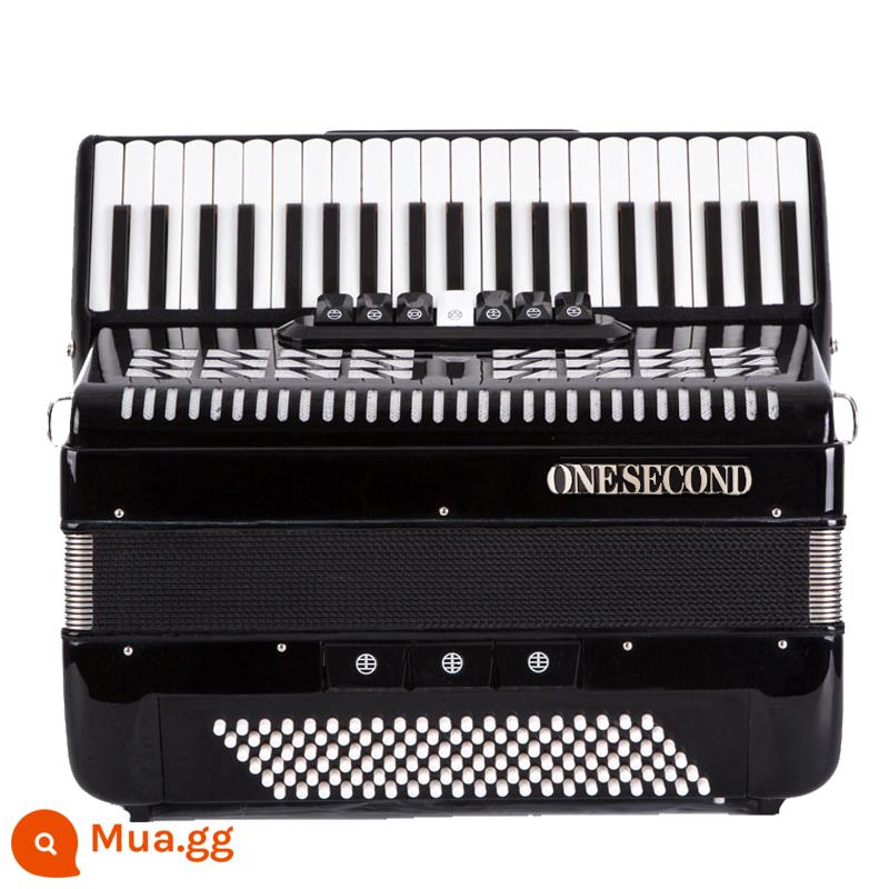 Một thứ hai thương hiệu đàn accordion nhạc cụ người lớn trẻ em mới bắt đầu 120/96/60/48 bass chơi chuyên nghiệp Đức cây sậy - 120 bass 3 dãy màu đen (túi đàn + túi trẻ em +