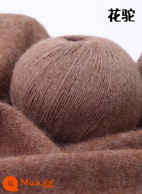 Còn hàng len cashmere chính hãng len cashmere nguyên chất 100% len dày vừa tay dệt kim nhóm áo len khăn quàng cổ tự làm - Huatuo [gói một pound]