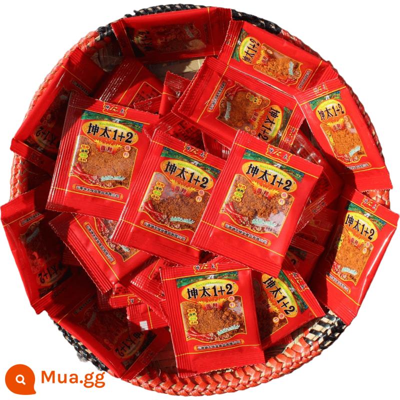 Kuntai Spicy 1 Ten 2 + Yunnan Spices Chili Mì Lẩu nhúng trong nước Lẩu đặc sản Quý Châu Bột cay Mala 1 2 - 50 túi 3g