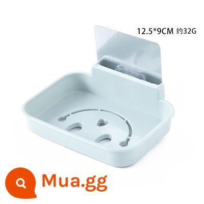 Sáng Tạo Đồ Gia Dụng Đồ Dùng Nhỏ Cửa Hàng Bách Hóa Làm Sạch Hộ Gia Đình Nhu Yếu Phẩm Hàng Ngày Hộ Gia Đình Hiện Vật Thiết Thực Quà Tặng - Đĩa xà phòng mặt cười màu sen [xanh]