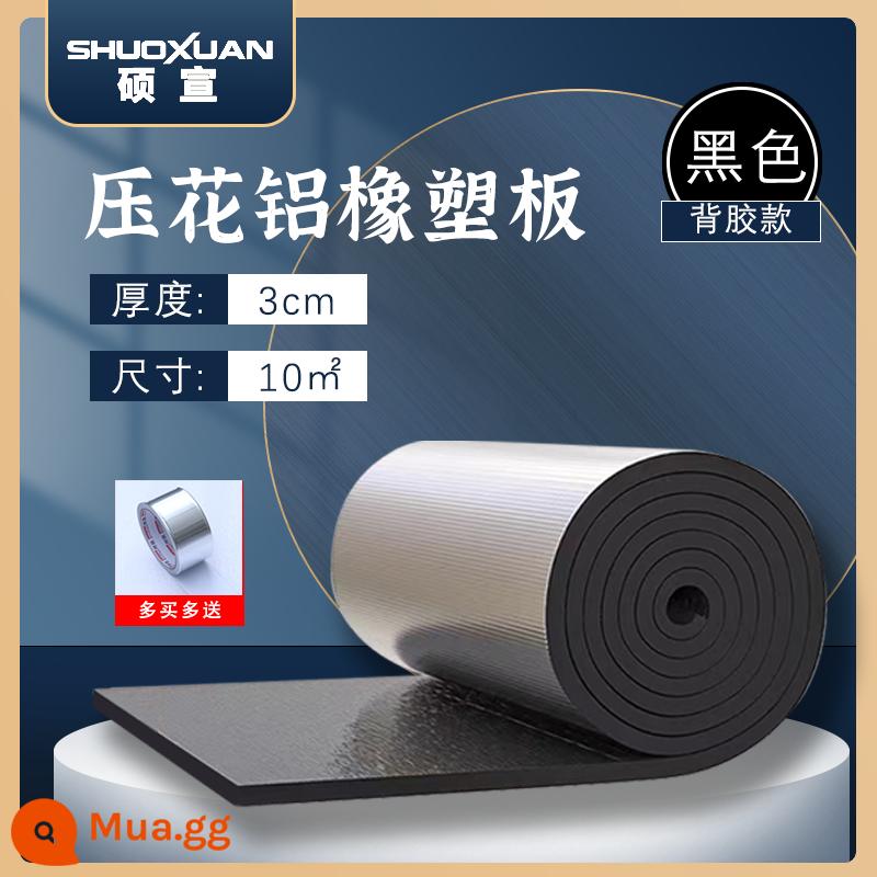 Cách nhiệt cotton tự làm bằng nhựa cao su bằng nhôm lá cách điện - Cấp xây dựng 30 mm + keo 10 mét vuông