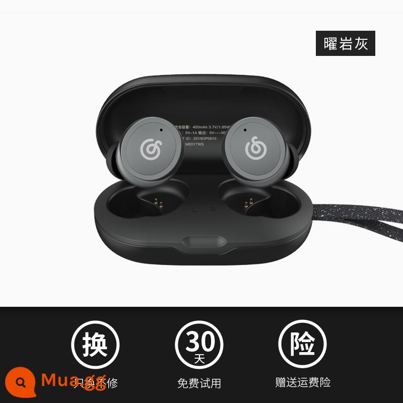 Netease Yunyinle Tai nghe Bluetooth thực sự không dây Động cơ không dây Thể thao Tháo nhiễu Earlores phù hợp với Huawei Apple Universal Single -Hear Ultra -Long Standby Cao -quet - Obsidian Grey [Chip Bluetooth 5.0+Giải mã âm thanh SBC+giảm tiếng ồn cuộc gọi]