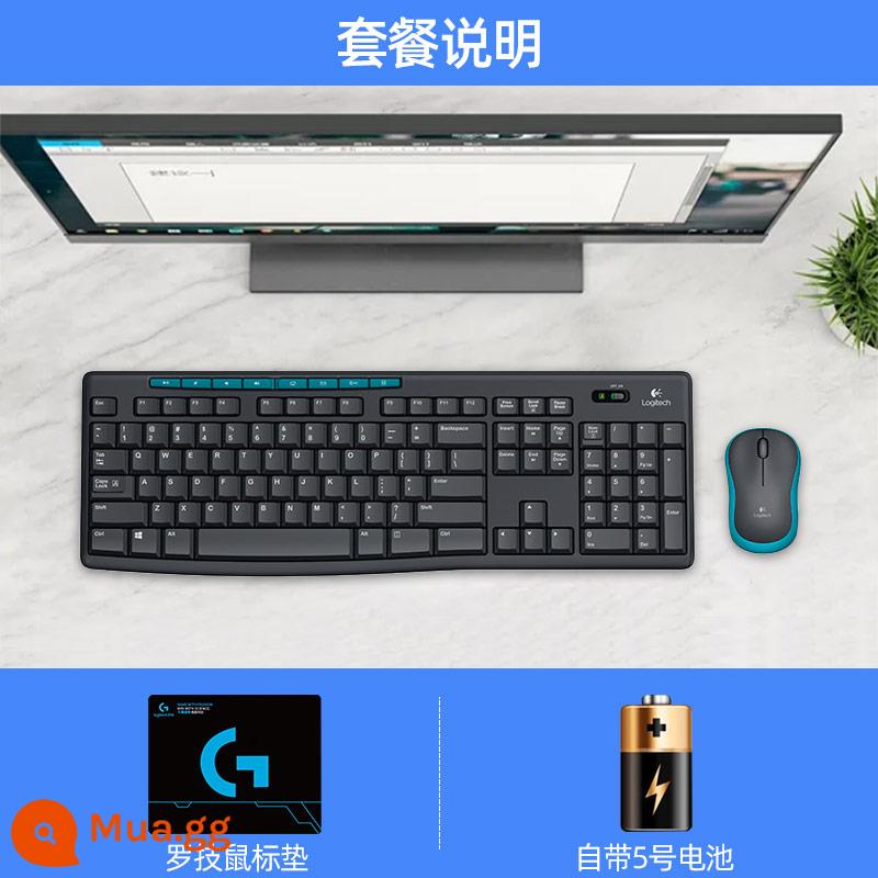 Logitech MK275 Bộ Bàn Phím Chuột Không Dây Phím Chuột Máy Tính Xách Tay Máy Tính Để Bàn Văn Phòng Gõ Game MK235 - Bộ bàn phím và chuột không dây MK275+Logitech Mouse Pad