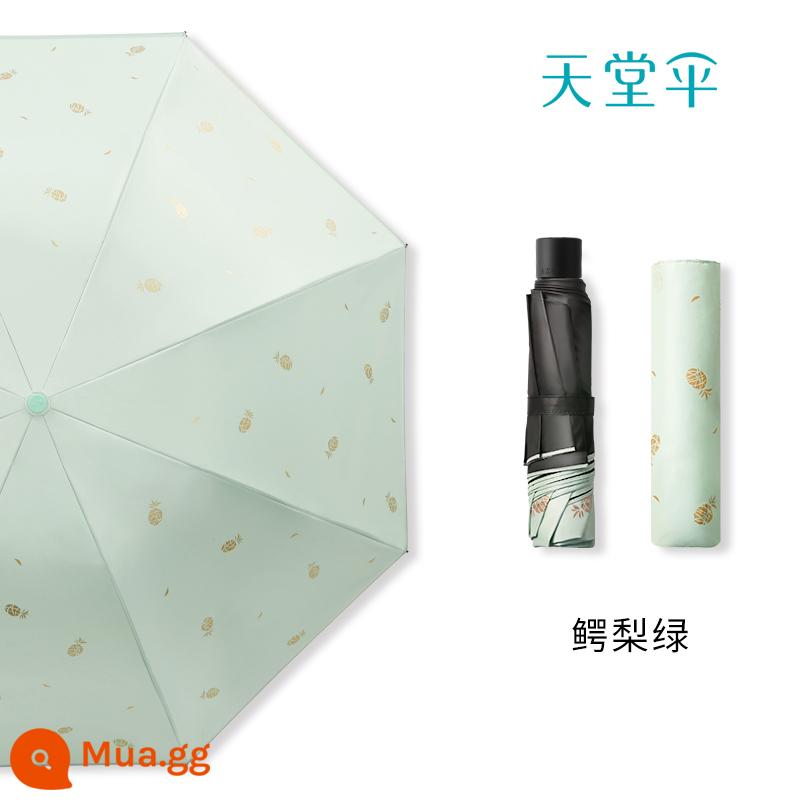 Paradise Umbrella Dù Nắng Mưa Công Dụng Kép Keo Đen Kem Chống Nắng Chống Tia UV Siêu Nhẹ Di Động Nhỏ Dù Nữ - Bơ xanh-dứa