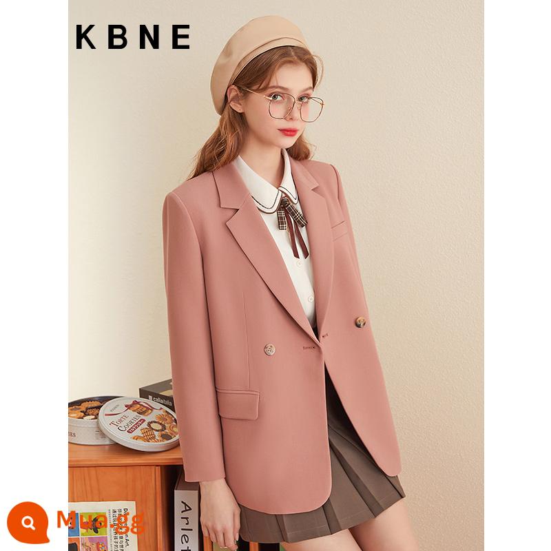 Blazer nữ mùa xuân và mùa thu bộ đồ nhỏ giản dị kbne2023 mùa thu mới phiên bản Hàn Quốc giảm béo - bột mật ong