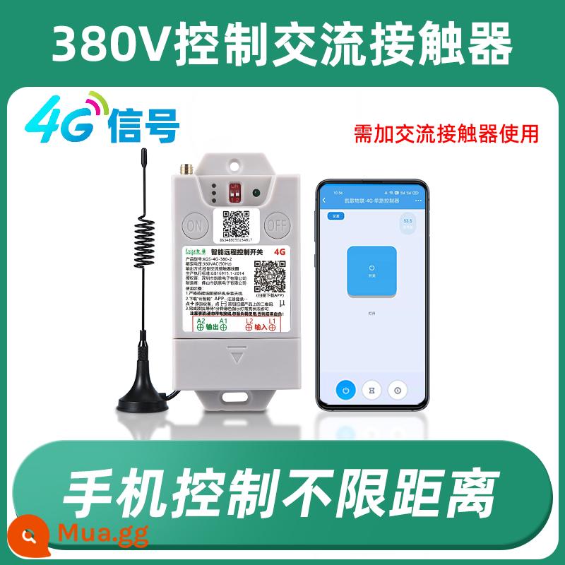 4G Điện Thoại Di Động Công Tắc Điều Khiển Từ Xa GSM Ứng Dụng Máy Bơm Nước Thông Minh 220V Không Dây Điều Khiển Từ Xa Bộ Điều Khiển Động Cơ 380 - Bộ điều khiển điện thoại di động 380V [tín hiệu 4G]