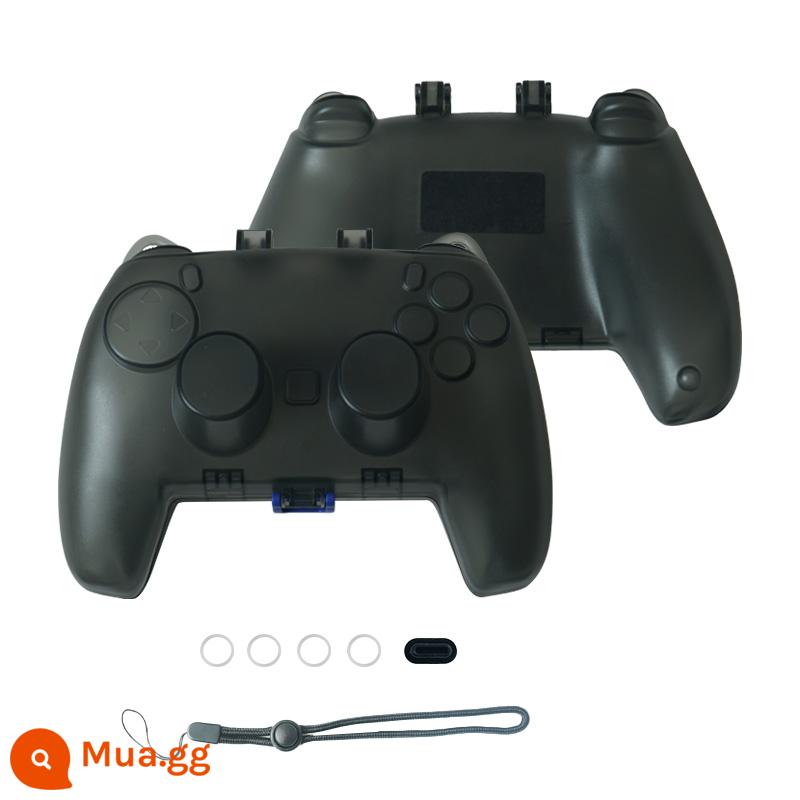 Ajitomo Switch PRO Túi đựng bộ điều khiển OLED Bộ điều khiển vỏ PS5 túi bảo quản Xbox Series túi bảo vệ - Hộp đựng tay cầm chuyên dụng Ajitomo PS5 màu đen trong suốt