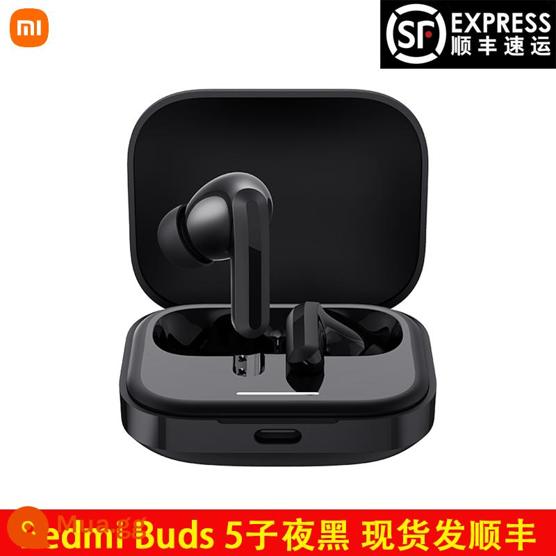 Tai nghe Bluetooth không dây bán trong tai Xiaomi Redmi Buds 5 giảm tiếng ồn thể thao chạy hai tai - Redmi Buds 5 Midnight Black Sẵn hàng do SF Express vận chuyển