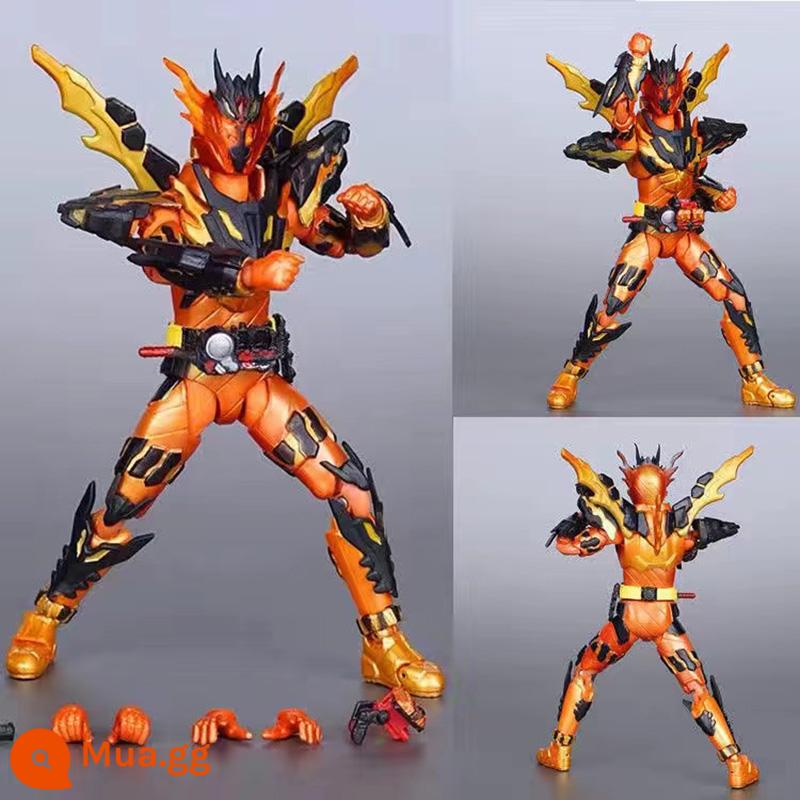 Kamen Rider Xương Thật Khắc Bão Chú Hề W Bão Ace Thỏ Xe Tăng Khớp Di Động Đồ Chơi Mô Hình Mô Hình - Rồng dung nham