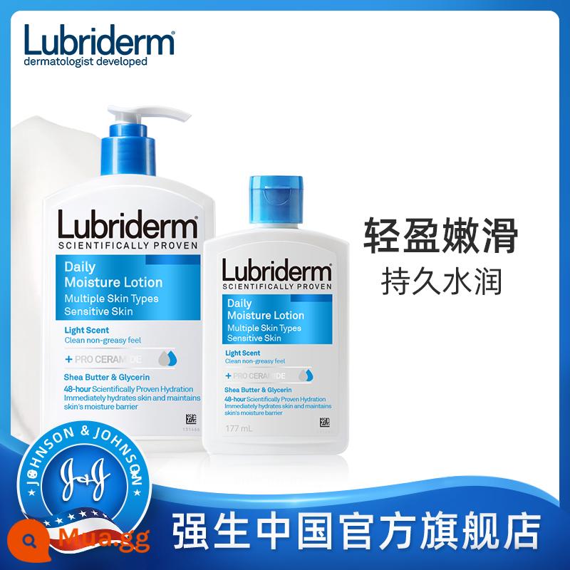 Johnson's lubriderm Sữa dưỡng thể axit trái cây Lubi Liden dưỡng ẩm mùa xuân và mùa hè dưỡng ẩm glycerin dưỡng ẩm - Sữa Dưỡng Ẩm Hàng Ngày 473ml+177ml