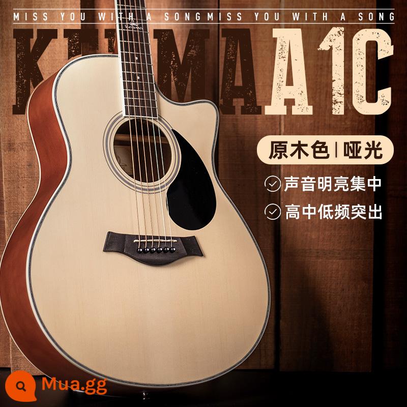 kepma kama d1c đàn guitar dân gian kama a1c mới bắt đầu hàng đầu các cô gái và chàng trai đàn guitar acoustic đặc biệt chính hãng - 40 inch ★ Gỗ mờ A1C