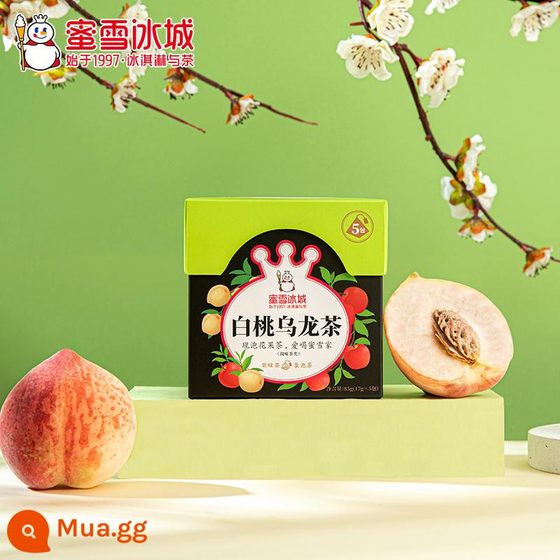 Mật ong Snow Bingcheng Túi Trà Oolong Trà Hoa Trái Cây Trà Hoa Dâu Nho Đào Trắng Osmanthus Cold Brew Trà Snow King Magic Shop - 1 hộp Trà Ô Long Đào Trắng [5 túi*11.5g]