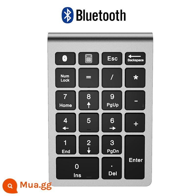 Bàn phím kỹ thuật số Bluetooth không dây tích hợp ngân hàng kế toán tài chính máy tính xách tay máy tính bảng máy tính bảng đa năng tắt tiếng - Bạc [Phiên bản Bluetooth 22 phím]