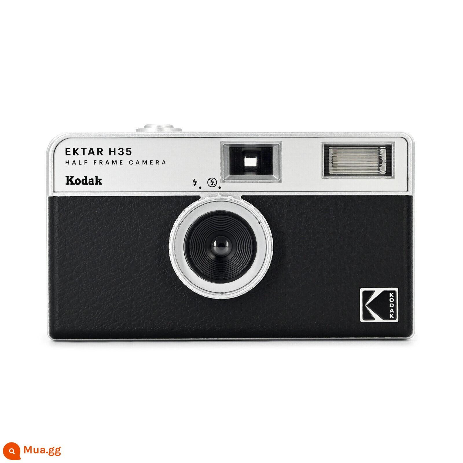 Máy ảnh phim nửa lưới KODAK Kodak EKTAR H35 135 máy đánh lừa phim không dùng một lần có đèn flash - đen