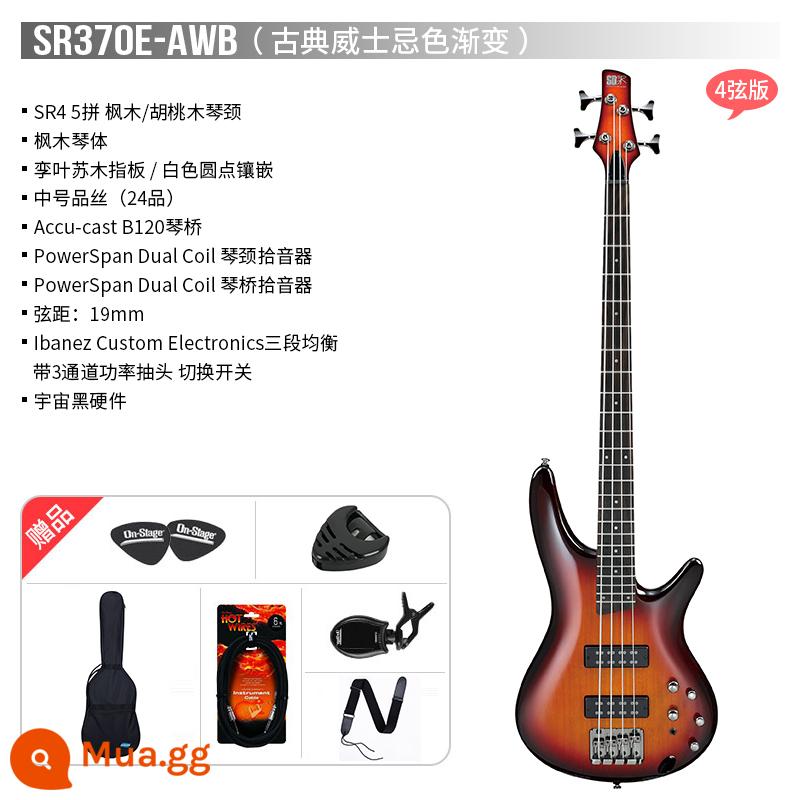 Cửa hàng hàng đầu chính thức của Ibanez Ibanez GSR200/320 bass SR300E/305/370 bass điện - SR370E-AWB