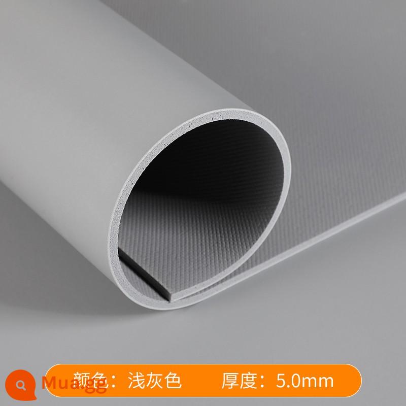 Sàn nhảy dán dày sàn thể thao tập thể hình sàn keo nhà PVC chống trơn trượt chống mài mòn khiêu vũ đặc biệt sàn 5mm - Rộng 2 mét màu xám nhạt (đơn giá trên mét vuông)