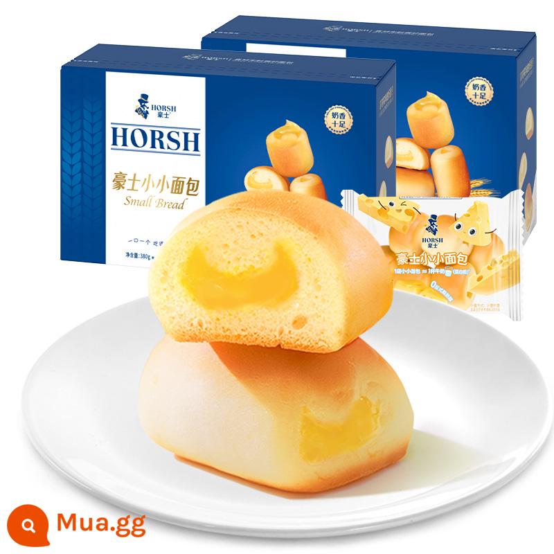 Haoshi Bánh mì nhỏ Sandwich Bánh ăn sáng Giảm cơn đói Bữa ăn nhanh Đồ ăn nhẹ Sức khỏe dinh dưỡng Đồ ăn lười FCL - Bánh mì mini Haoshi 380g*2 hộp [Đa số lựa chọn, khuyên dùng]