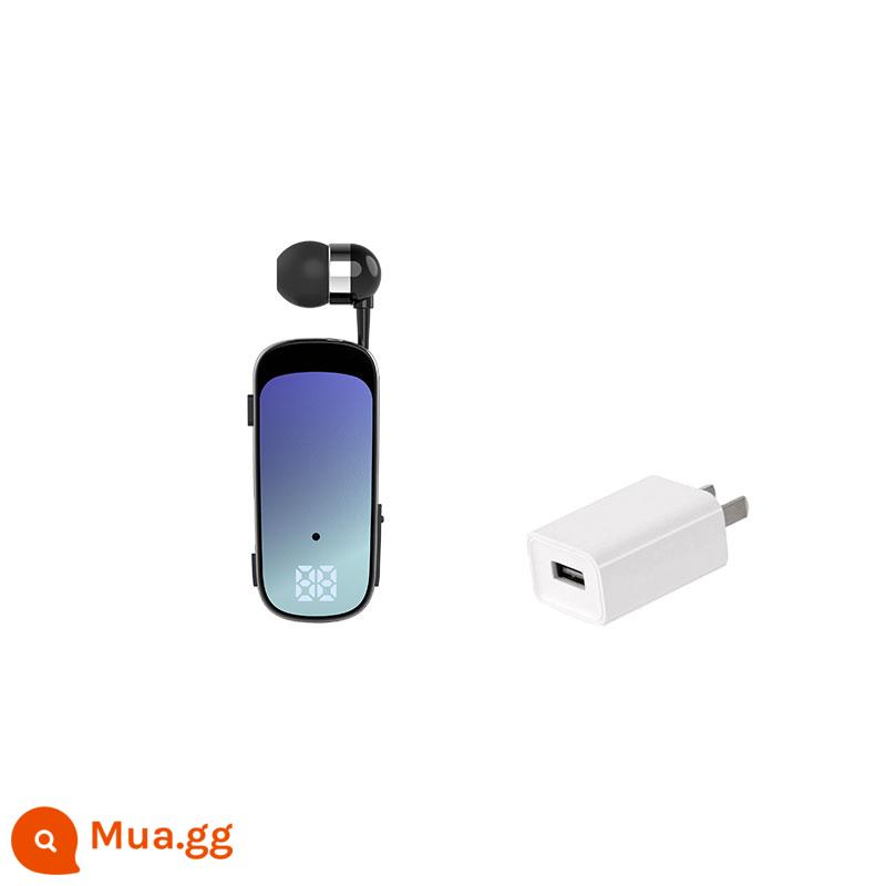 2022 mới trình điều khiển tai nghe bluetooth lavalier giảm tiếng ồn chuyên dụng lái xe không đau không dây thời lượng pin siêu dài - Model nâng cấp sạc nhanh ✅Màu xanh gradient ✅+ Đầu sạc được chứng nhận 3C