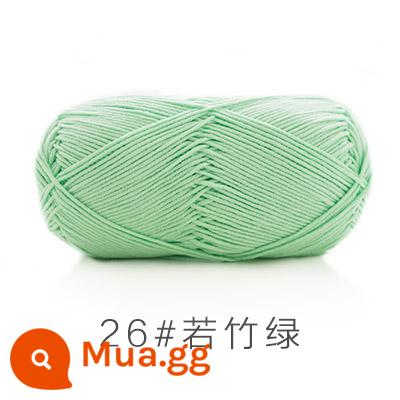 Chị Susu của 5 cổ phiếu bé chải kỹ bông sữa tự làm len dày bóng handmade chất liệu móc túi sợi bông - Nhược Trúc Lộ 26