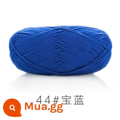 Chị Susu của 5 cổ phiếu bé chải kỹ bông sữa tự làm len dày bóng handmade chất liệu móc túi sợi bông - Ngọc bích 44