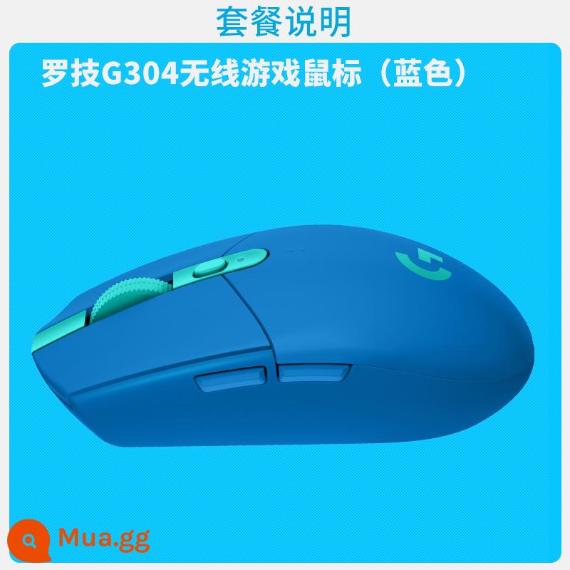 Logitech G304 Thể Thao Điện Tử Trò Chơi Văn Phòng Chuột Không Dây G304 Cơ cf/Lol Ăn Gà Macro Máy Tính Để Bàn Laptop Dành Riêng Cho Bé Trai Và Bé Gái - G304 màu xanh