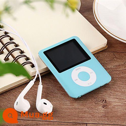 mp3 phiên bản sinh viên Máy nghe nhạc mp4 Walkman học sinh nội trú nghe bài hát p3 nhỏ học tập đặc biệt thẻ cắm ngoài - màu xanh da trời