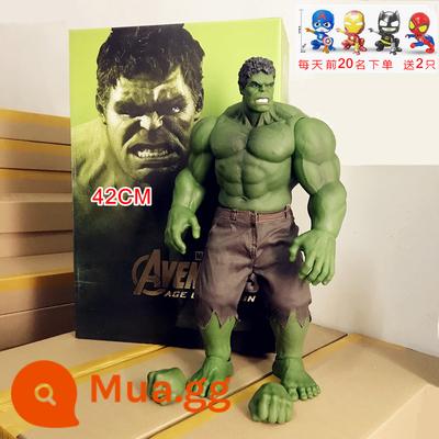 Lớn Hulk Hulk Hulk Avengers Mô Hình Chung Di Động Mô Hình Anime Búp Bê Vật Trang Trí Đồ Chơi - Hulk 42cm (mẫu nóng được nâng cấp)