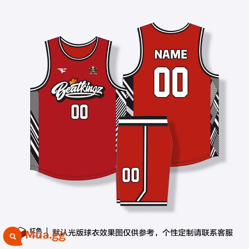 Retro Basketball Suit Suit Male Custom American Jersey đào tạo Đội ngũ áo vest thể thao Mua - 240-đỏ phong cách Mỹ