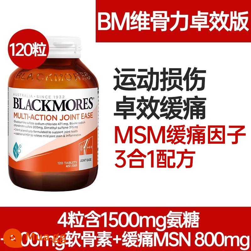 Phiên bản nâng cao của Thuốc mỡ Vital Glucosamine Chondroitin của Úc dành cho người trung niên và người cao tuổi để bảo vệ khớp và xương, Viên nén Canxi Vital Glucosamine Chondroitin, không phải Hoa Kỳ. - [Phiên bản hiệu quả] 120 viên, ngày 4 viên