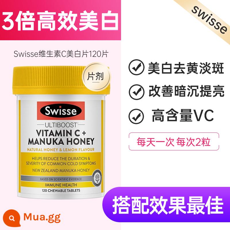 Phức hợp vitamin B của phụ nữ swisse cải thiện quá trình trao đổi chất, giảm mỡ, vitamin B của phụ nữ kiểm soát lượng đường - [Khuyến nghị kết hợp! -VC Làm trắng da, trị mụn và trị mụn] SW Vitamin C Trắng Da 120 Viên