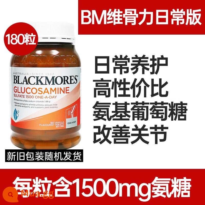 Phiên bản nâng cao của Thuốc mỡ Vital Glucosamine Chondroitin của Úc dành cho người trung niên và người cao tuổi để bảo vệ khớp và xương, Viên nén Canxi Vital Glucosamine Chondroitin, không phải Hoa Kỳ. - [Gói nửa năm] BM Vitamin Daily Edition 180 viên