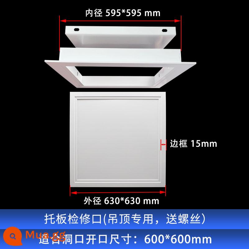 Cửa ra vào tùy chỉnh nắp trang trí bằng hợp kim nhôm tấm che trần điều hòa không khí trung tâm kiểm tra trần treo cổng vào cống thoát nước - Khoan lỗ 600*600 cho lỗ kiểm tra pallet