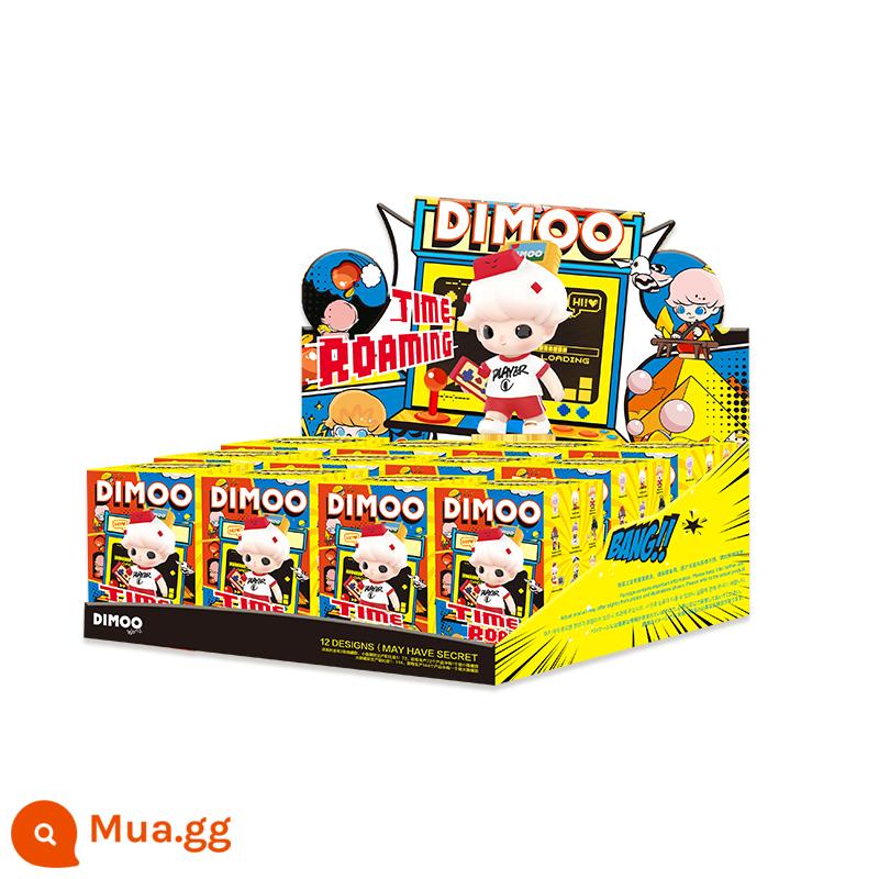 POPMART Bubble Mart DIMOO Time Roaming Series Model Blind Box Quà Tặng Trang Trí Đồ Chơi Hợp Thời Trang - 12 miếng trong cả hộp