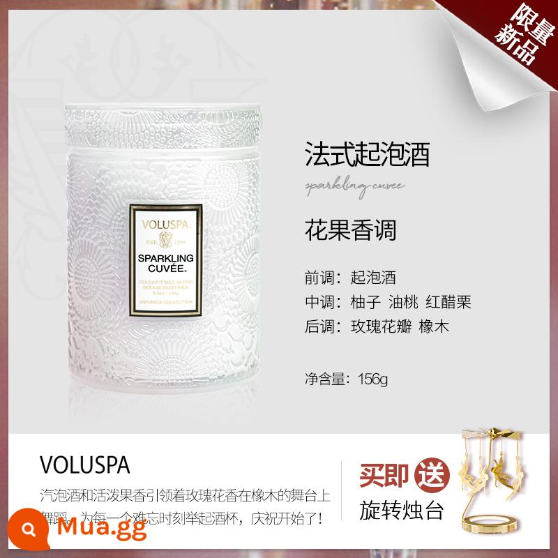 Nến thơm voluspa nhỏ cứu trợ làm dịu thần kinh tinh dầu thơm phòng ngủ tân hôn quà tặng sinh nhật bạn gái lâu dài giúp ngủ ngon - Rượu nổ Pháp-156g hàng mới về hàng