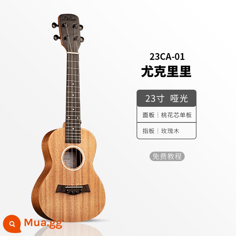 Đàn Ukulele bé gái mới bắt đầu bảng đơn nhập cảnh trẻ em người lớn đàn guitar nhỏ 23 inch đàn Ukulele nam sinh viên - 23 inch F2 màu gỗ phong cách + trọn bộ phụ kiện + túi đựng đàn